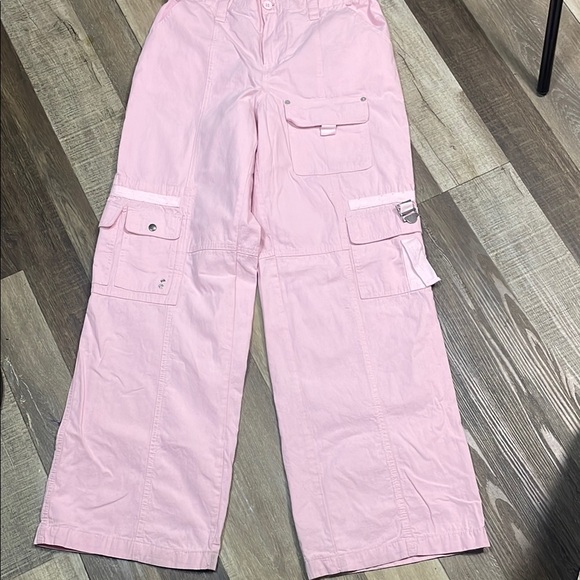 Mecca Pink Cargo Women Jeans - Picture 1 of 5